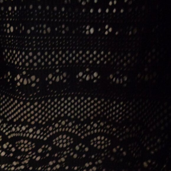 Merona Black Mesh Woman's Beach Swimsuit Coverup Size Medium - Picture 3 of 4